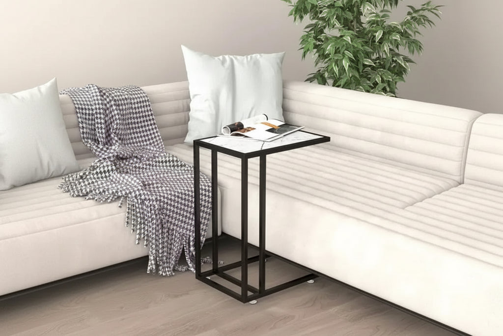 2-Shelf Steel Etagere Vertical Bookshelf, 36"H x 12"D, Adjustable Shelf, White