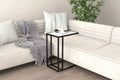 2-Shelf Steel Etagere Vertical Bookshelf, 36"H x 12"D, Adjustable Shelf, White