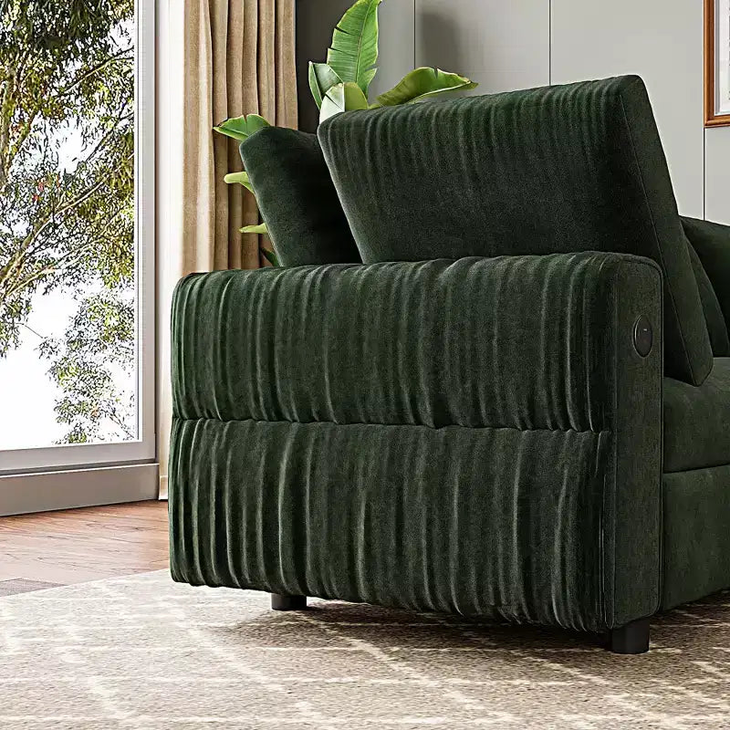 Linen High-Back Round Arms Accent Chair for Living Room, Bedroom & Waiting Room, Black