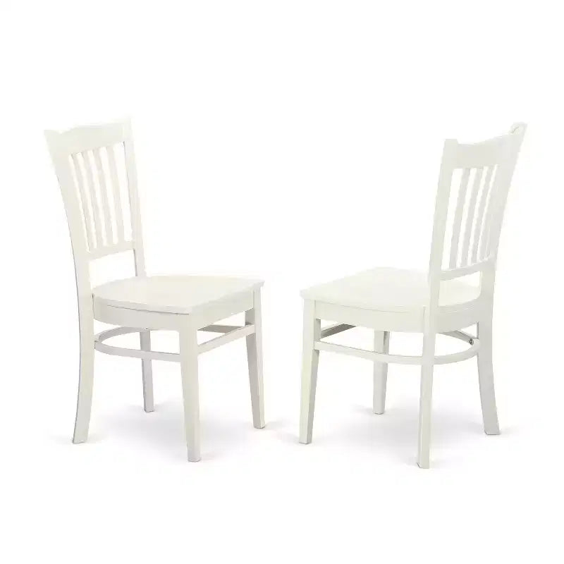 5-Piece Extendable Round Dining Set for 4, Table with Leaf & 4 Upholstered Chairs