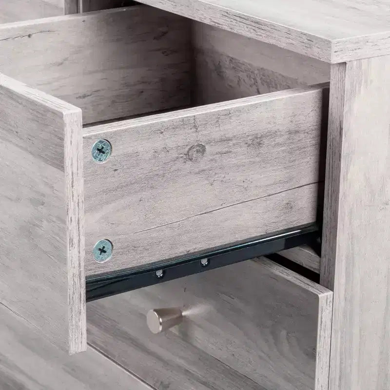 58" Sideboard Buffet Cabinet with Drawers and Adjustable Shelves