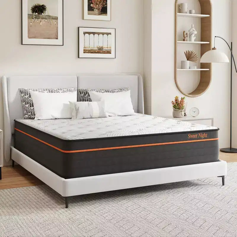 7-Drawer Rattan Dresser, Modern Wood Storage Cabinet with Woven Fronts for Bedroom & Nursery