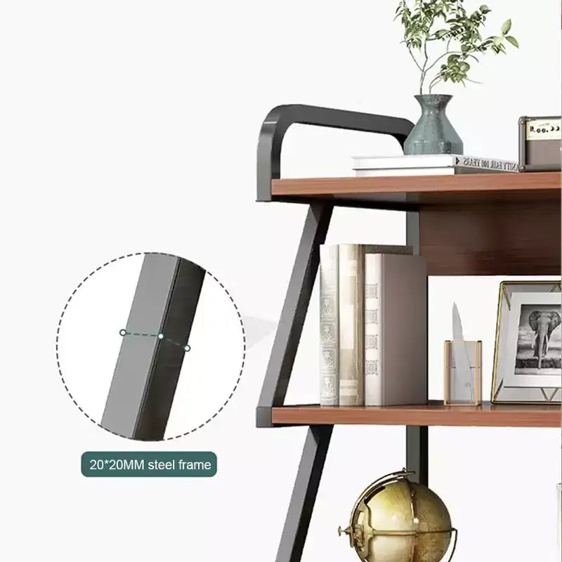 3 Tier Printer Stand, Printer Table with Storage Shelf, Rolling Printer Cart with Wheels, Heat Press Stand for Office