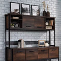 7-Drawer Gray Chest of Drawers, 25.98" Wide Particle Board Storage