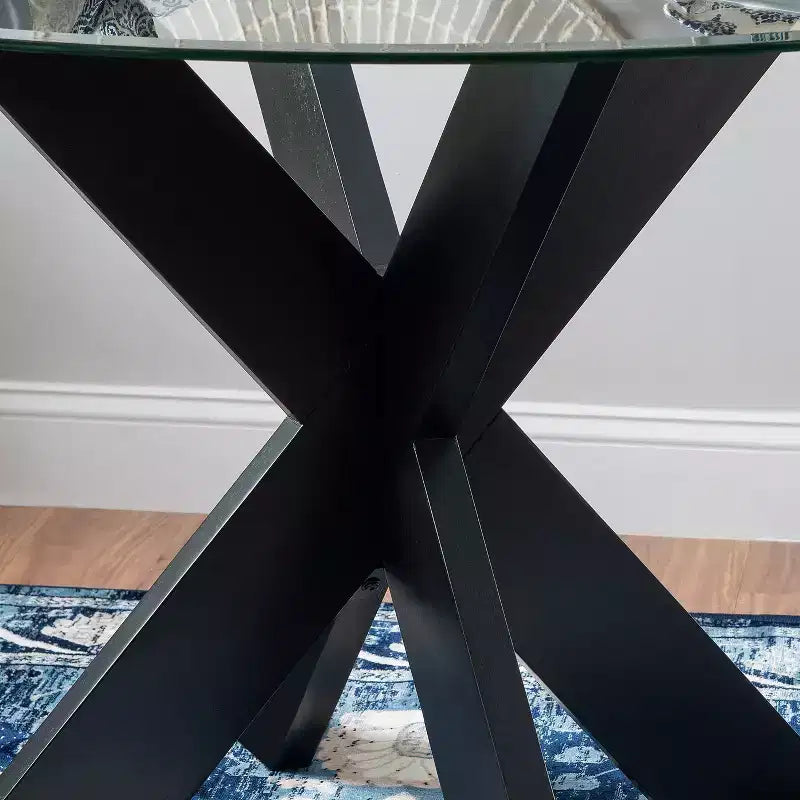 Side Table with White Marble Tempered Glass Top & Iron Frame, 19.7x13.8x25.6"
