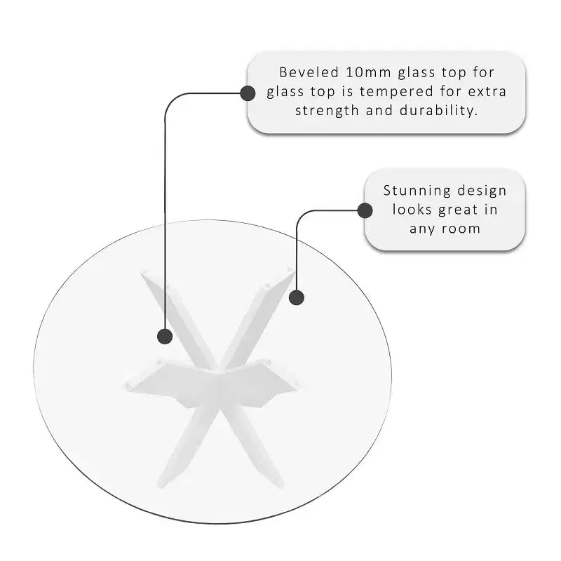 Side Table with White Marble Tempered Glass Top & Iron Frame, 19.7x13.8x25.6"