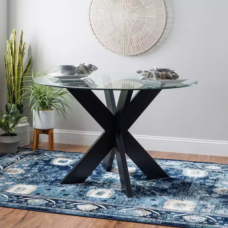 Side Table with White Marble Tempered Glass Top & Iron Frame, 19.7x13.8x25.6"