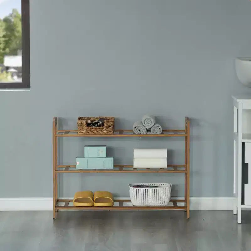 5-Shelf Arched Bookshelf, 71.65" Tall Farmhouse Display Bookcase, Black