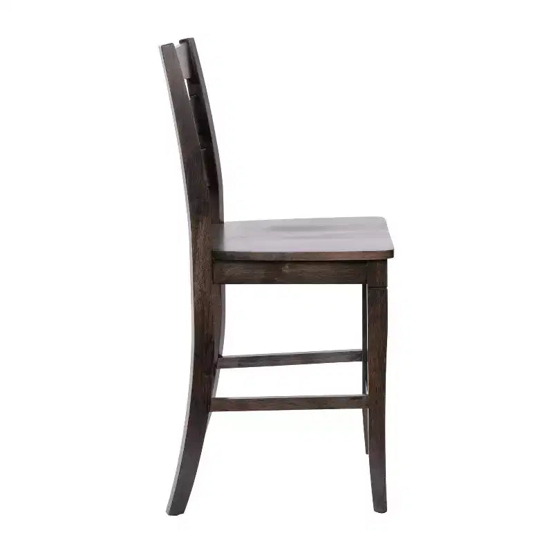 Counter Height Bar Stools with Backrest & Footrest, Upholstered Metal Barstools for Kitchen Island
