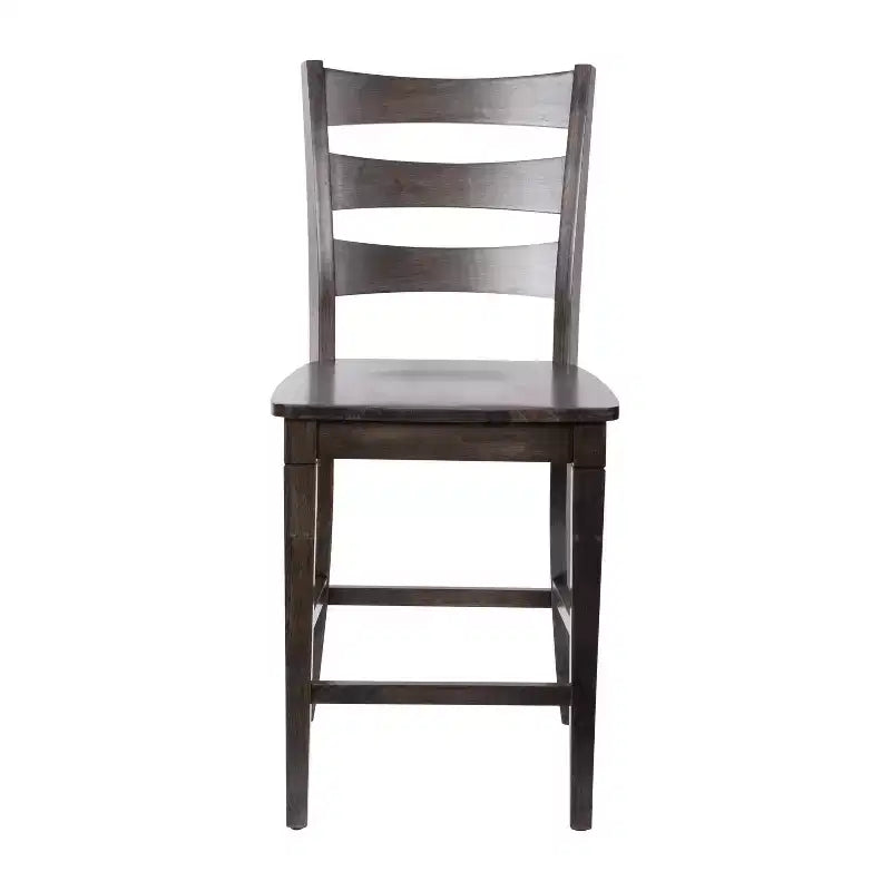 Counter Height Bar Stools with Backrest & Footrest, Upholstered Metal Barstools for Kitchen Island