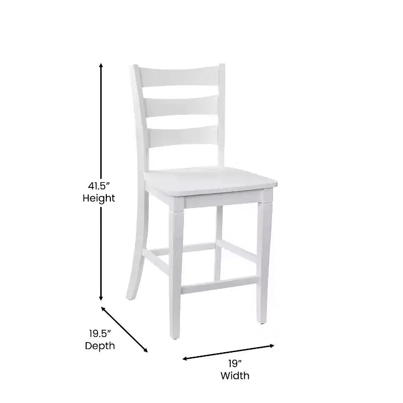 Counter Height Bar Stools with Backrest & Footrest, Upholstered Metal Barstools for Kitchen Island