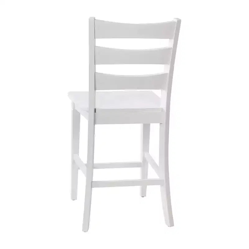 Counter Height Bar Stools with Backrest & Footrest, Upholstered Metal Barstools for Kitchen Island