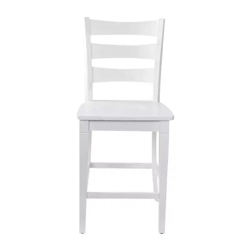 Counter Height Bar Stools with Backrest & Footrest, Upholstered Metal Barstools for Kitchen Island