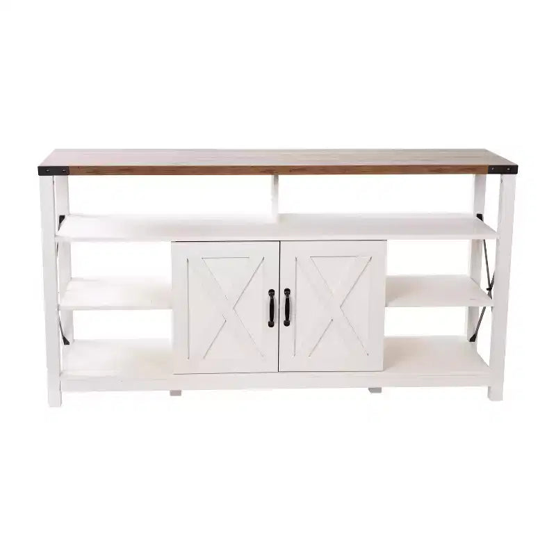 Set of 2 Classic Wooden Ladderback Counter Height Barstools with Solid Wood Seats