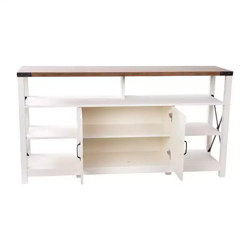Set of 2 Classic Wooden Ladderback Counter Height Barstools with Solid Wood Seats